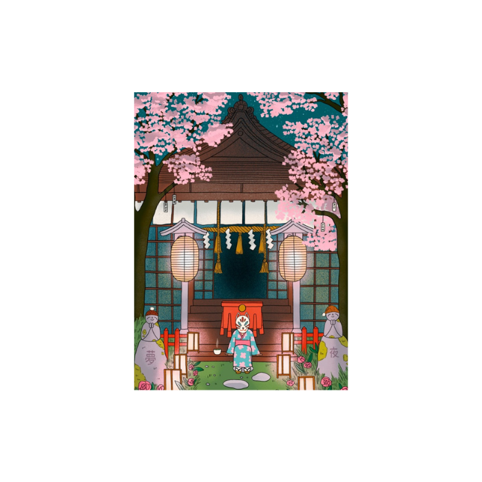 Mini Hanami puzzle - Trevell - 99 pieces