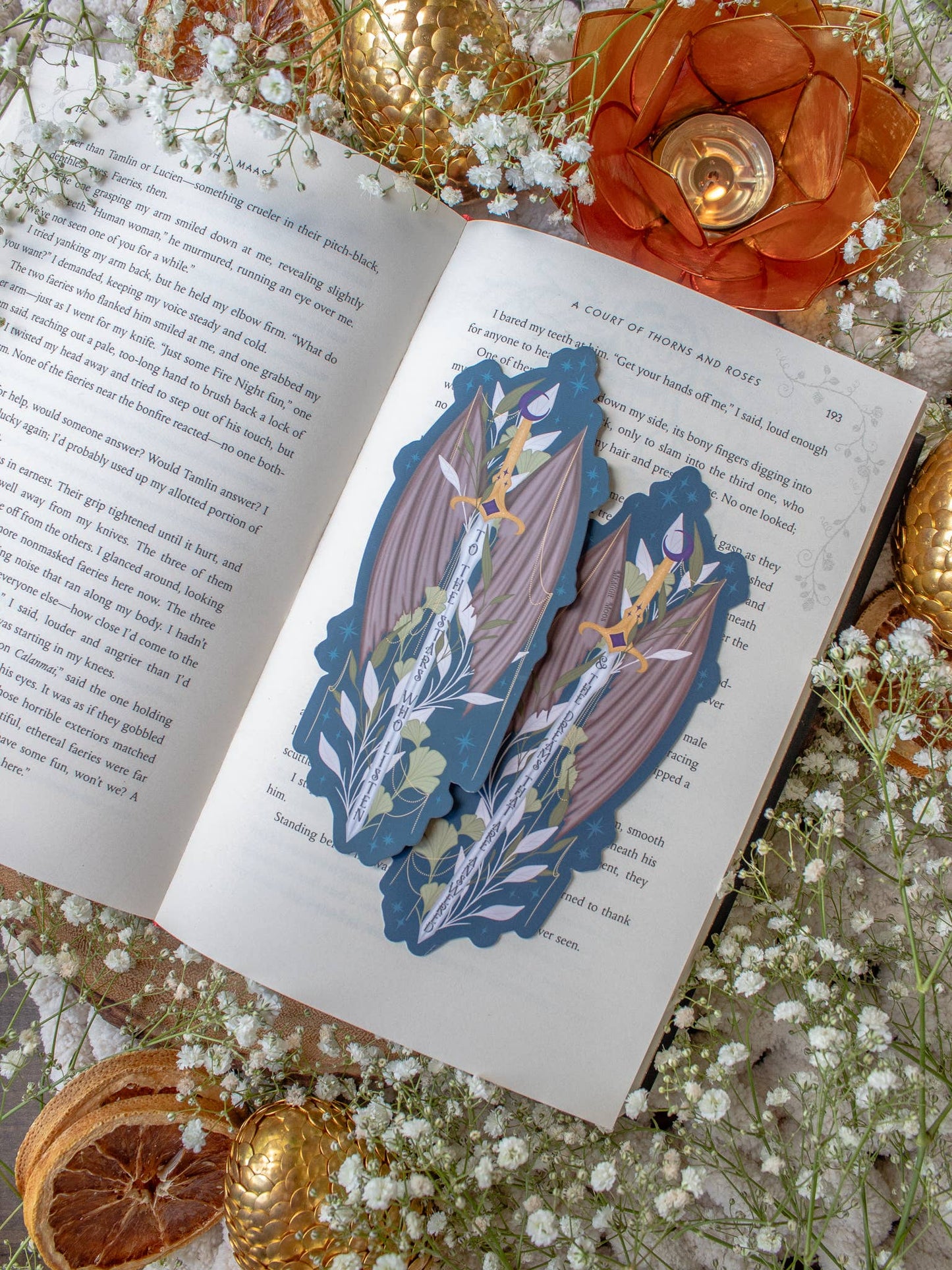 ACOTAR | Night Court Sword Bookmark