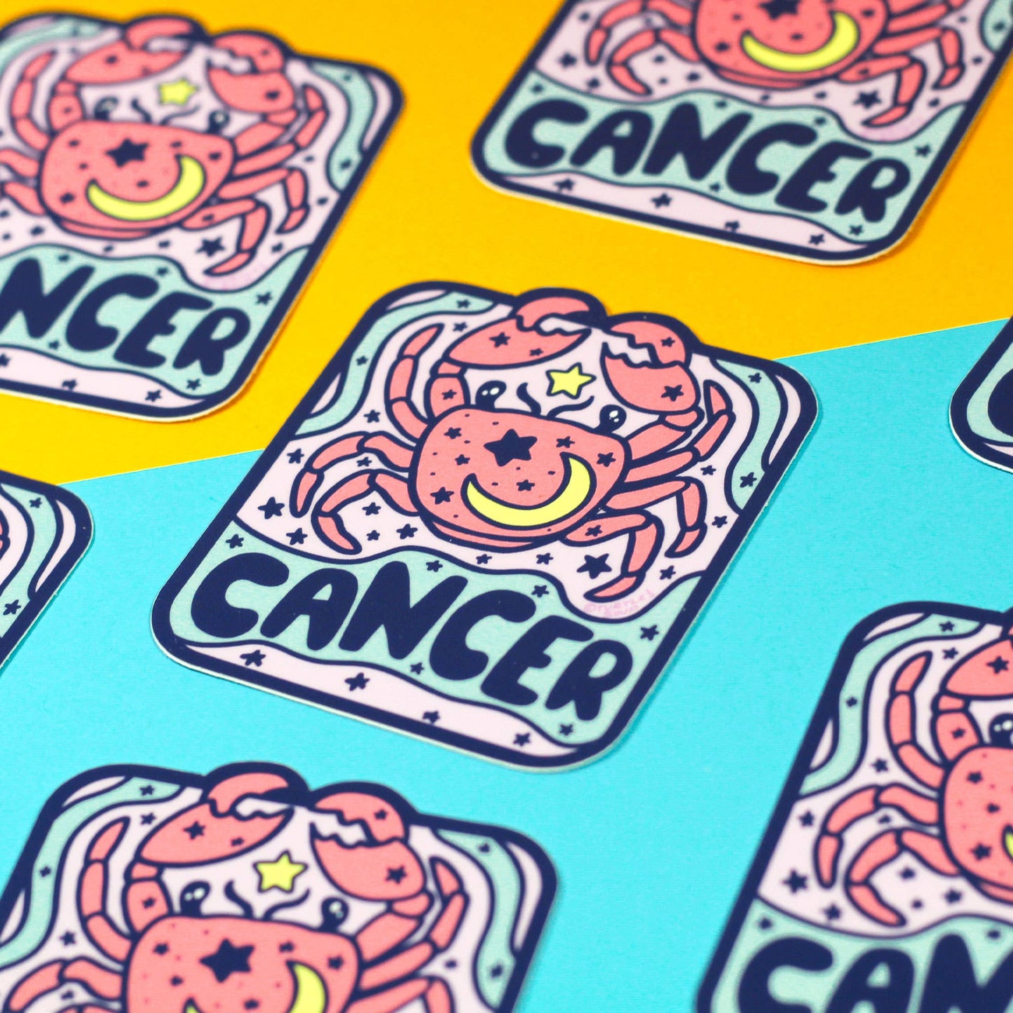 Cancer Zodiac Astrology Sign Vinyl Sticker