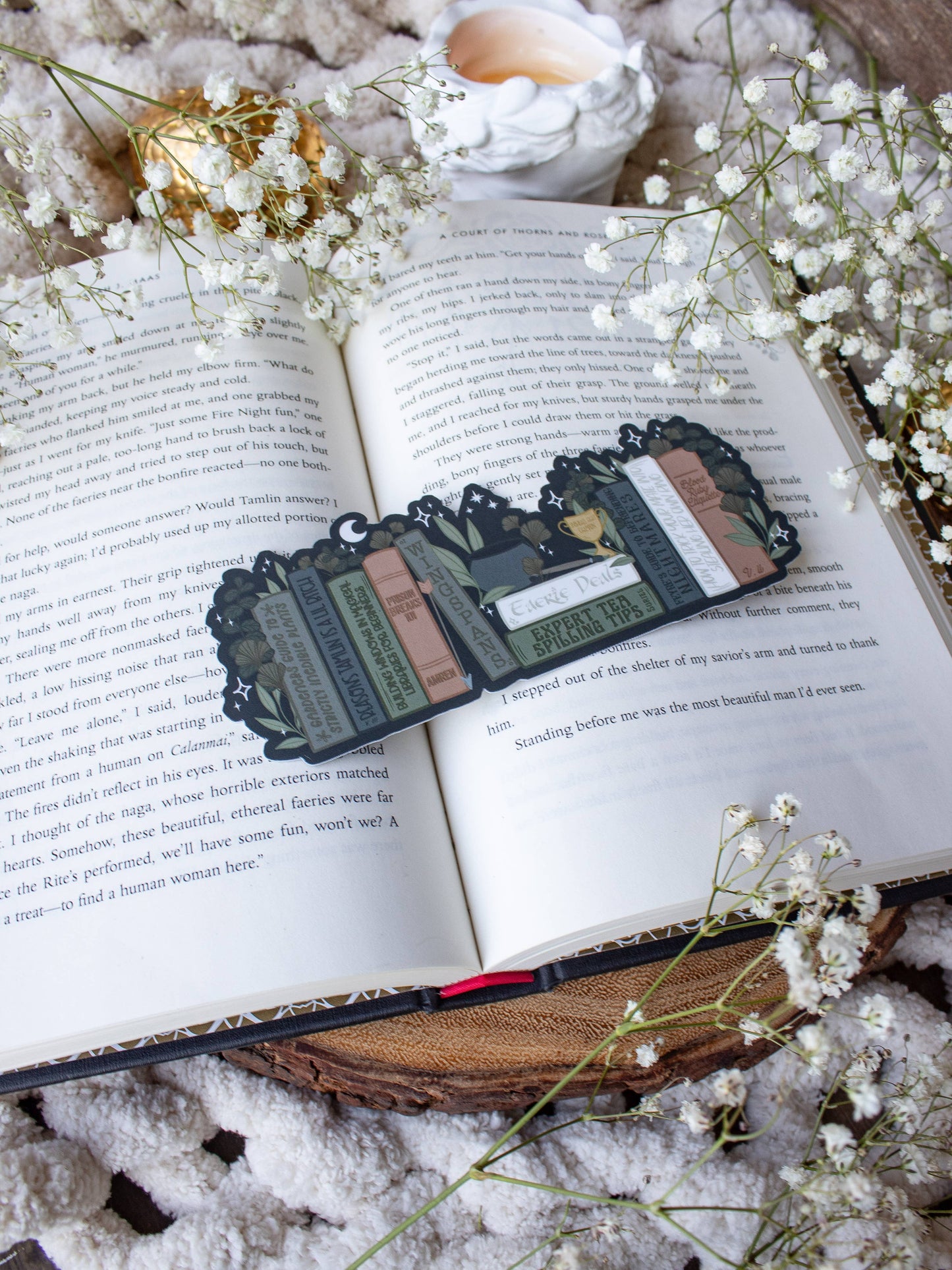 Feyre's Bookshelf Bookmark | ACOTAR: Feyre's Bookshelf