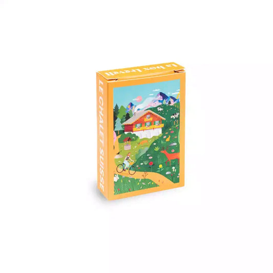 Mini puzzle The Swiss chalet — Trevell — 99 pieces