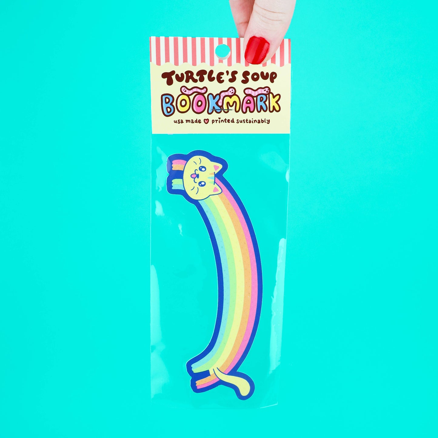 Rainbow Kitty Bookmark