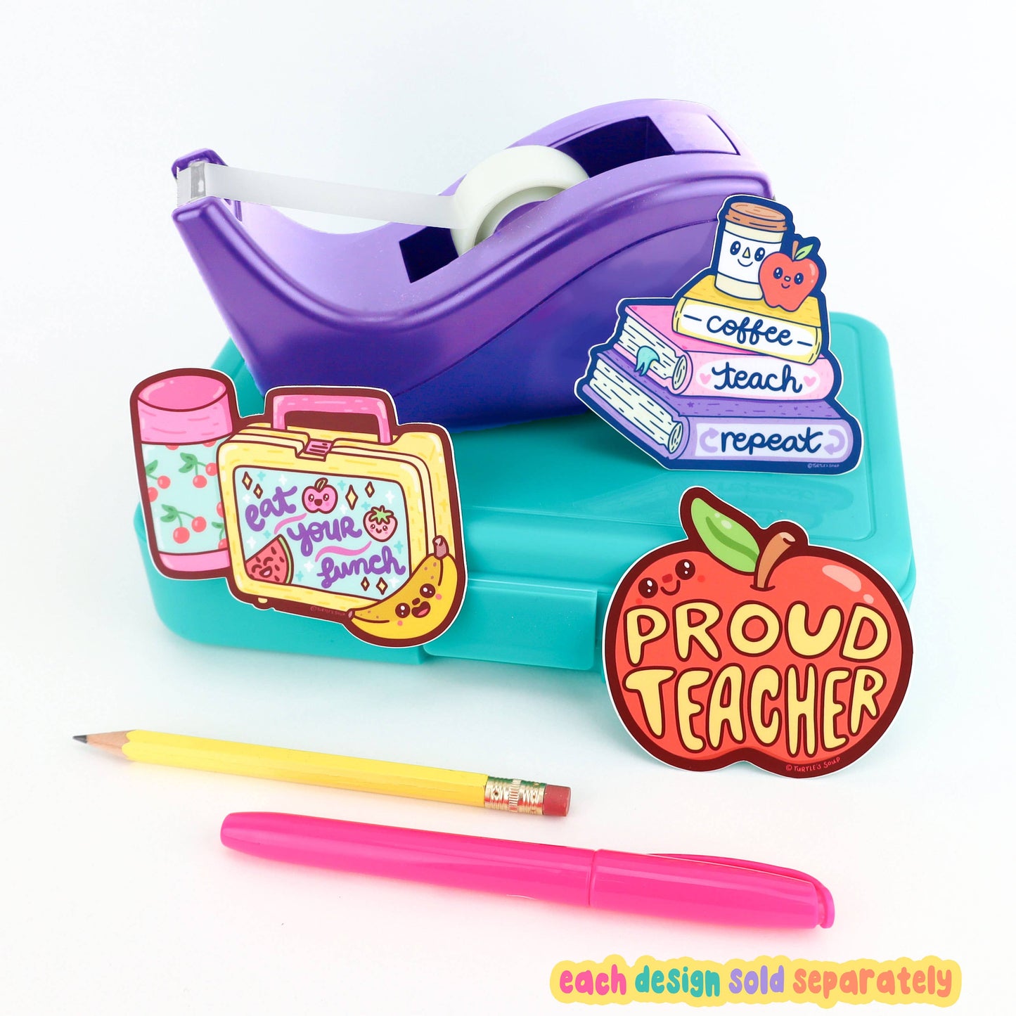 Proud Teacher Vinyl Sticker
