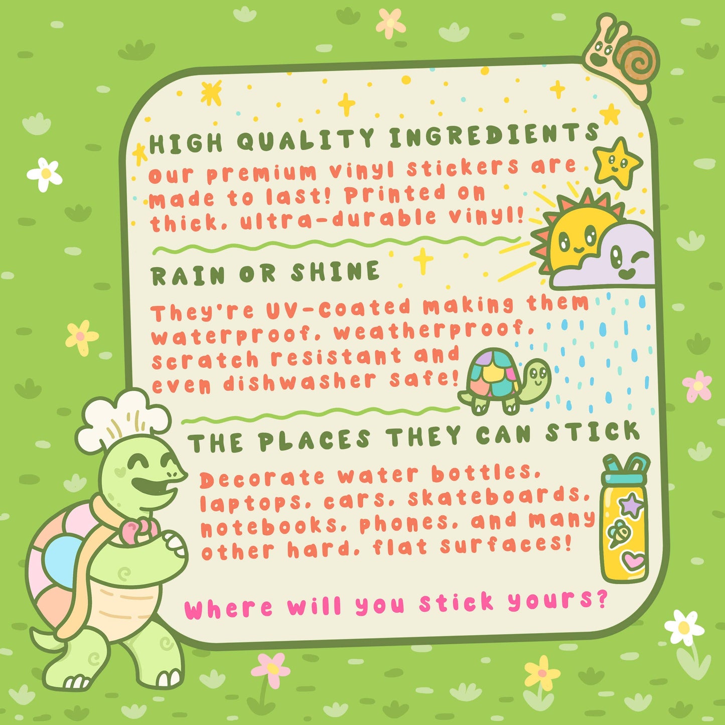 Gardening Is Magic Witchy Wiccan Plant Lover Vinyl Sticker