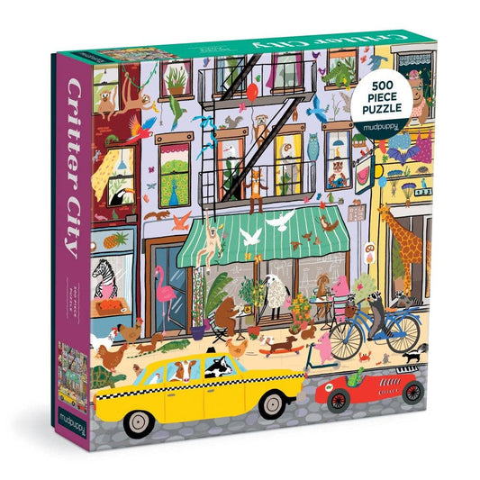 Mudpuppy 500 Pc Puzzle - Critter City