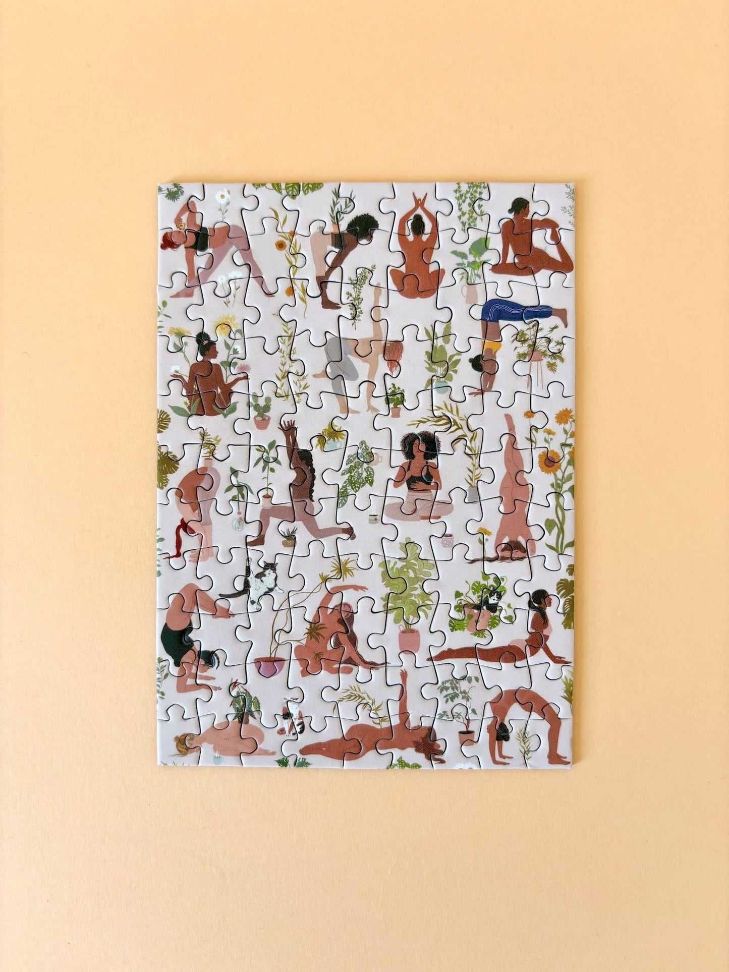 Mini-Puzzle Plant Yoga, 99 pieces