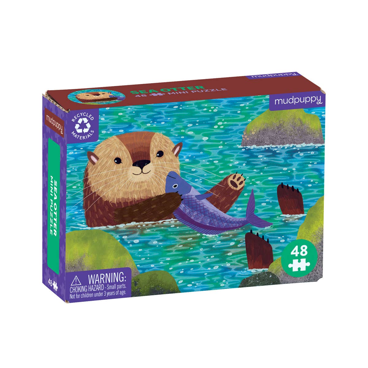 Mudpuppy 48 Pc Mini Puzzle Ocean - Sea Otter