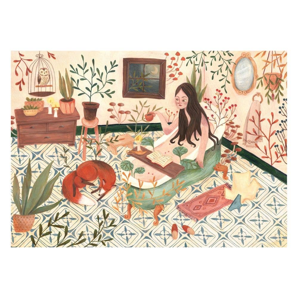 Cozy Bathroom Puzzle — Trevell — 500 pieces