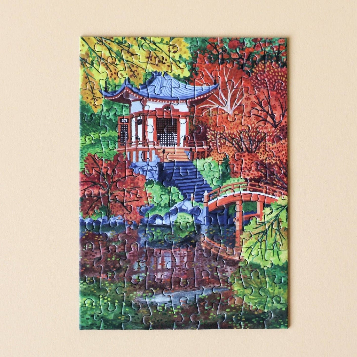 Kyoto Temple mini puzzle, 99 pieces
