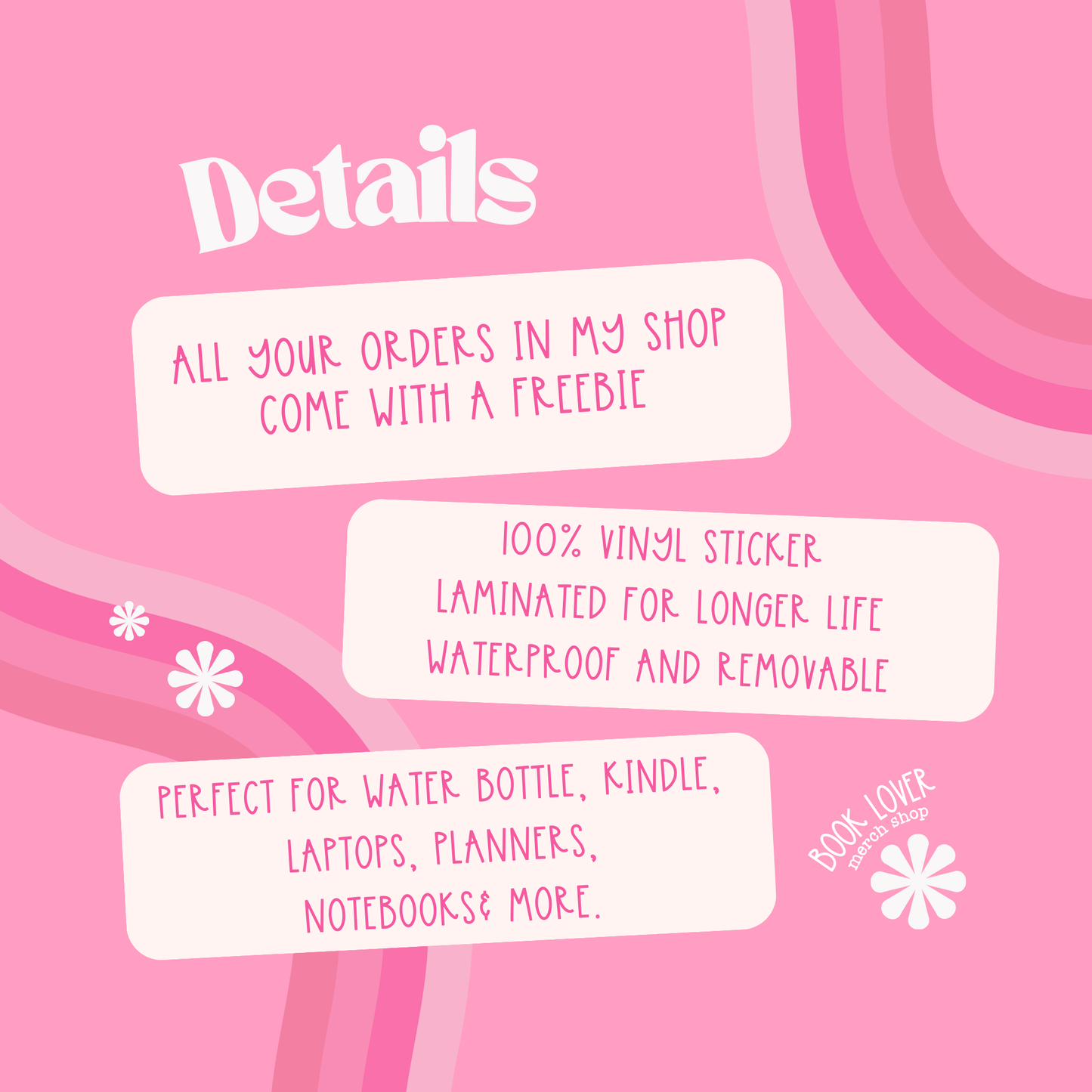Easily Distracted by Books Stickers / Bookish Stickers : 3''