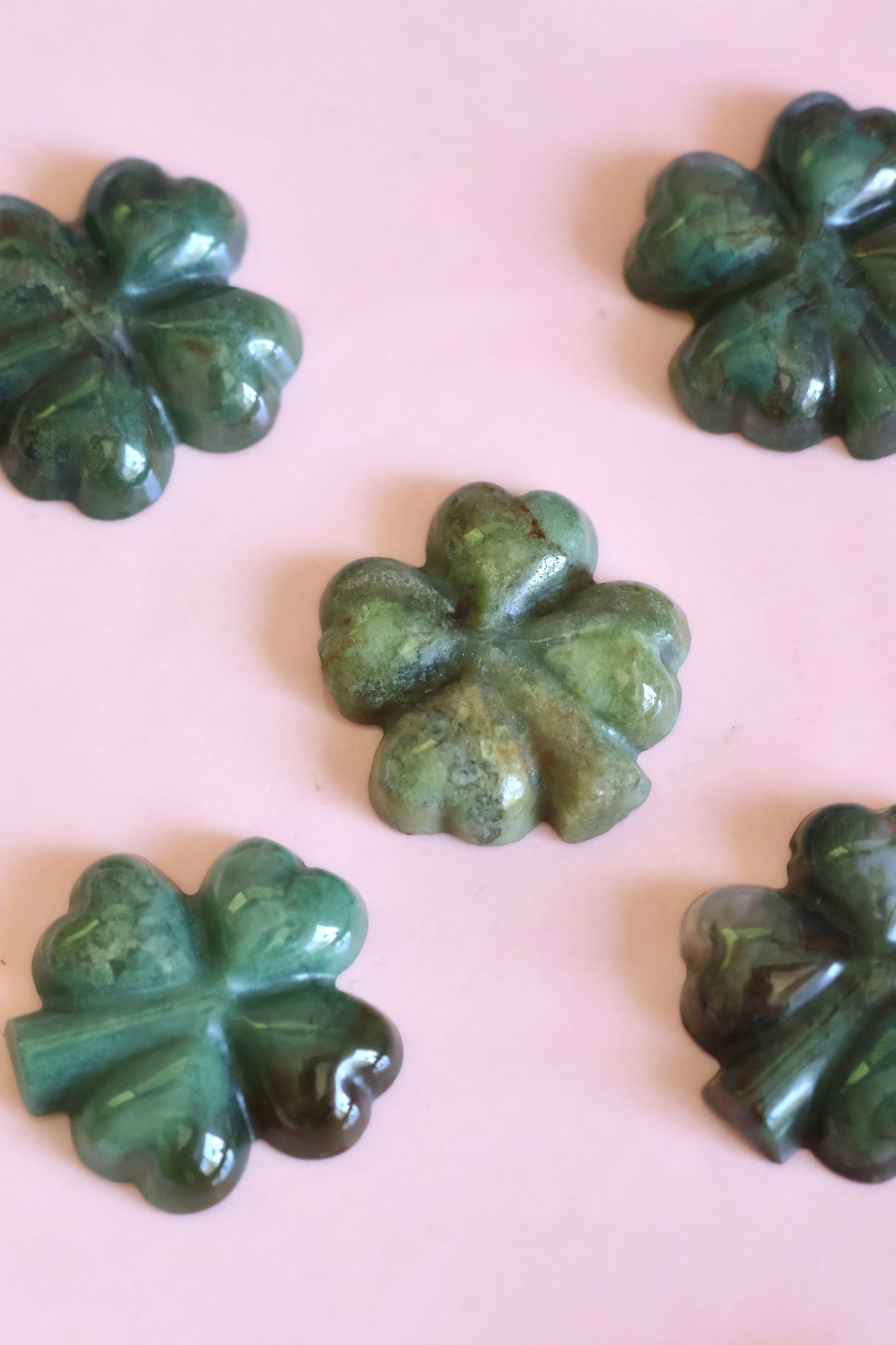 Lucky Clover - Moss Agate