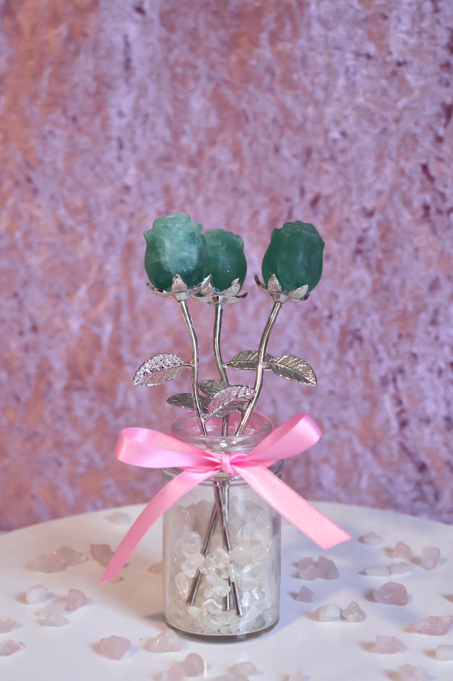 Fluorite Rose - Silver