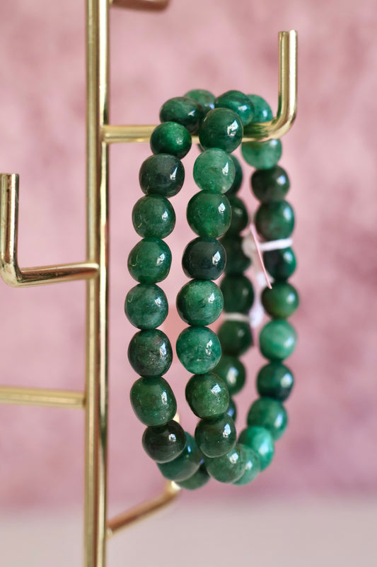 Fuchsite Bead Bracelet