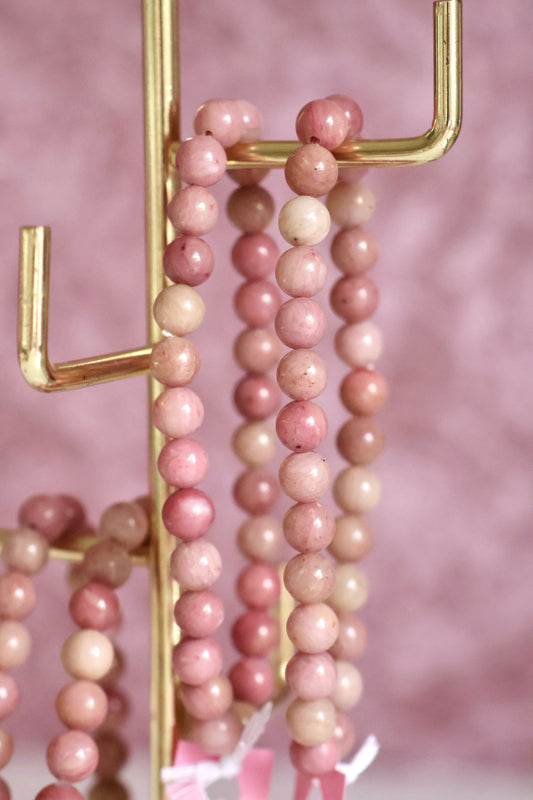 Petrified Wood Bead Bracelet