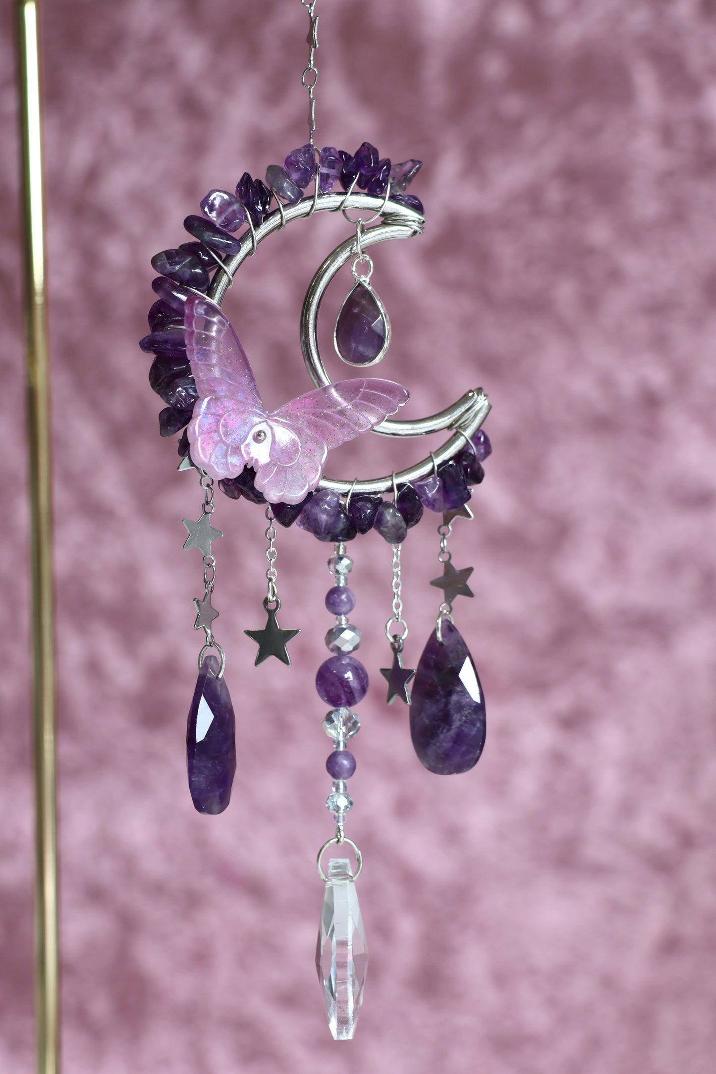 Crystal Sun Catcher - Silver - 004