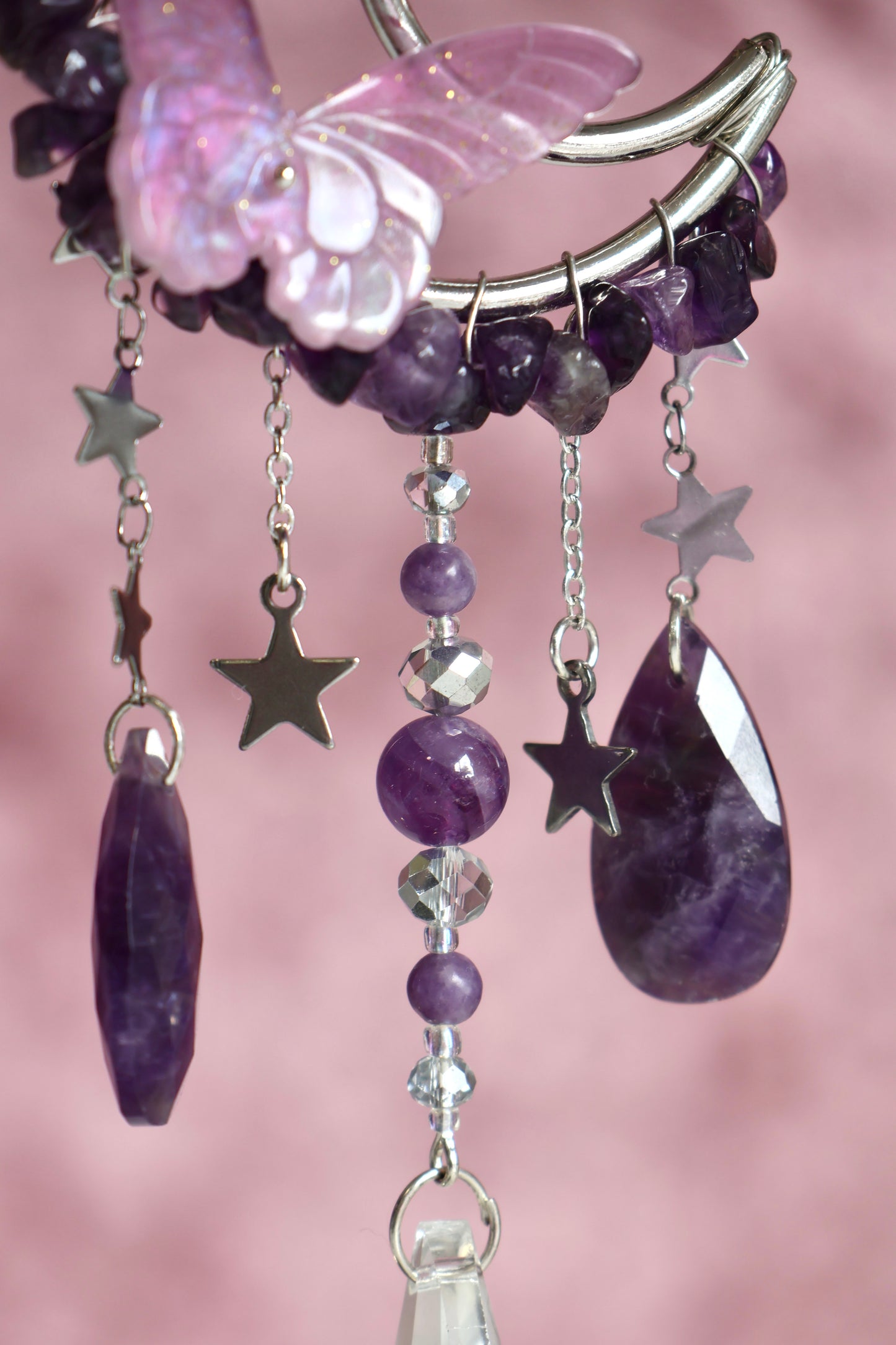 Crystal Sun Catcher - Silver - 004