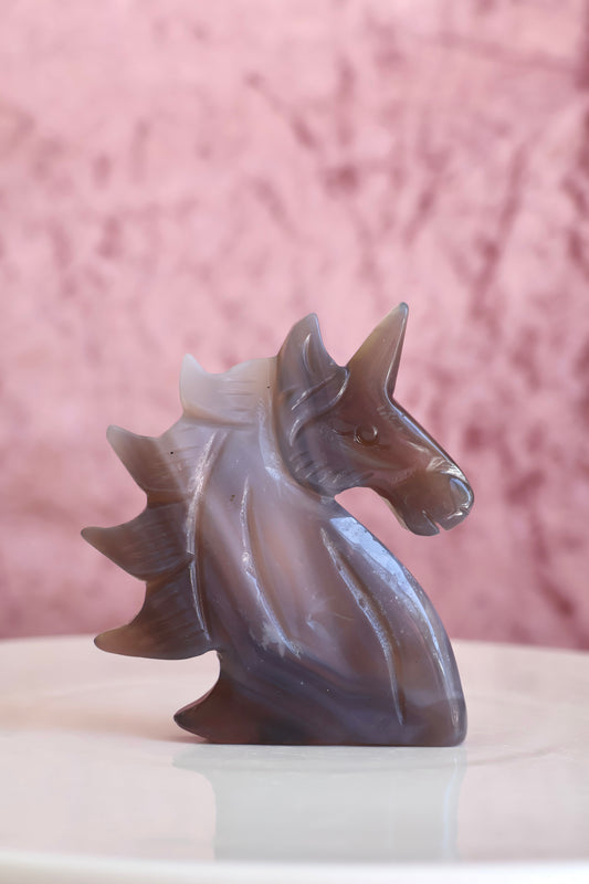 Druzy Agate Unicorn - 005