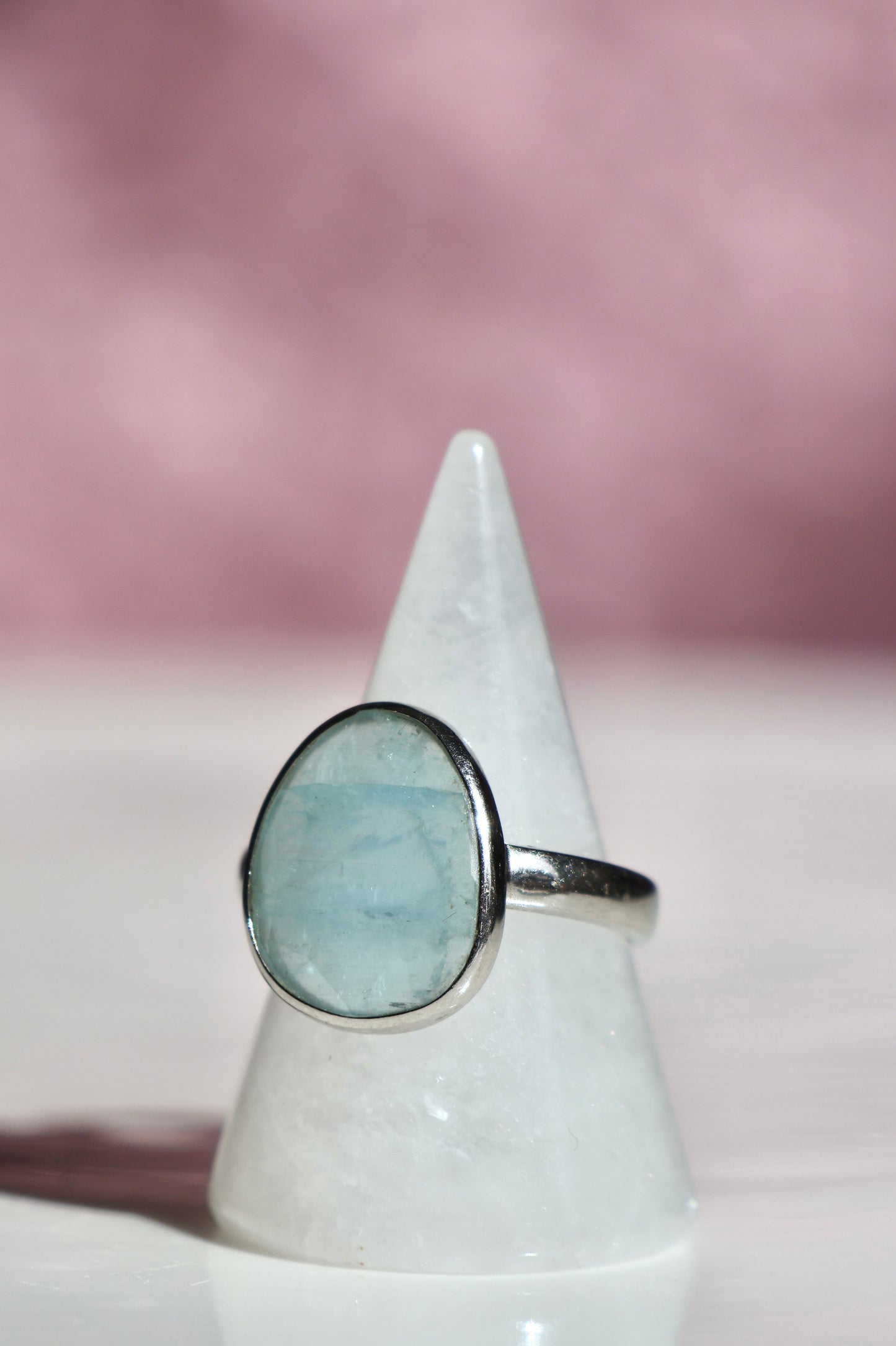 Aquamarine Ring - Size 8.5