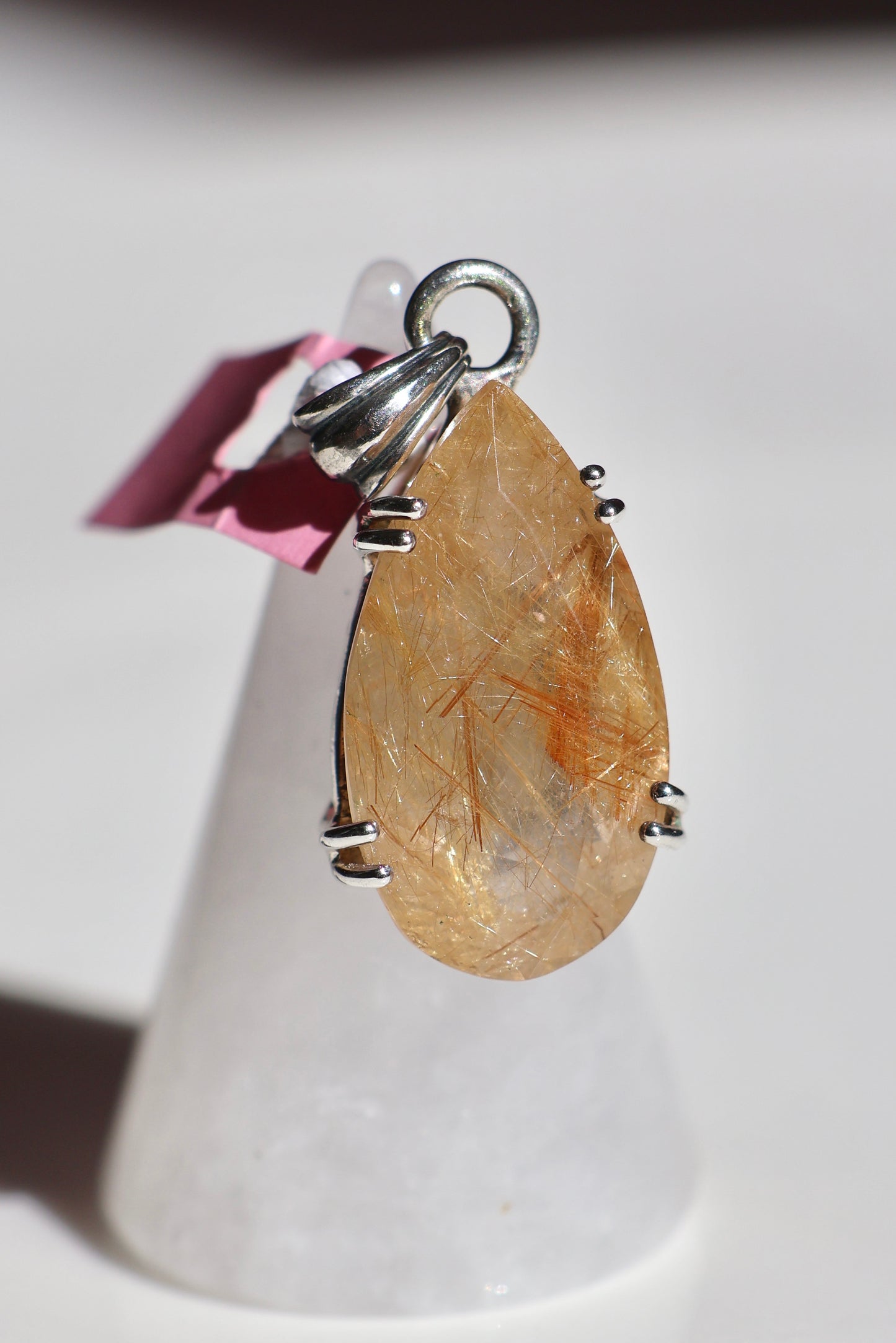 Golden Rutile Pendant