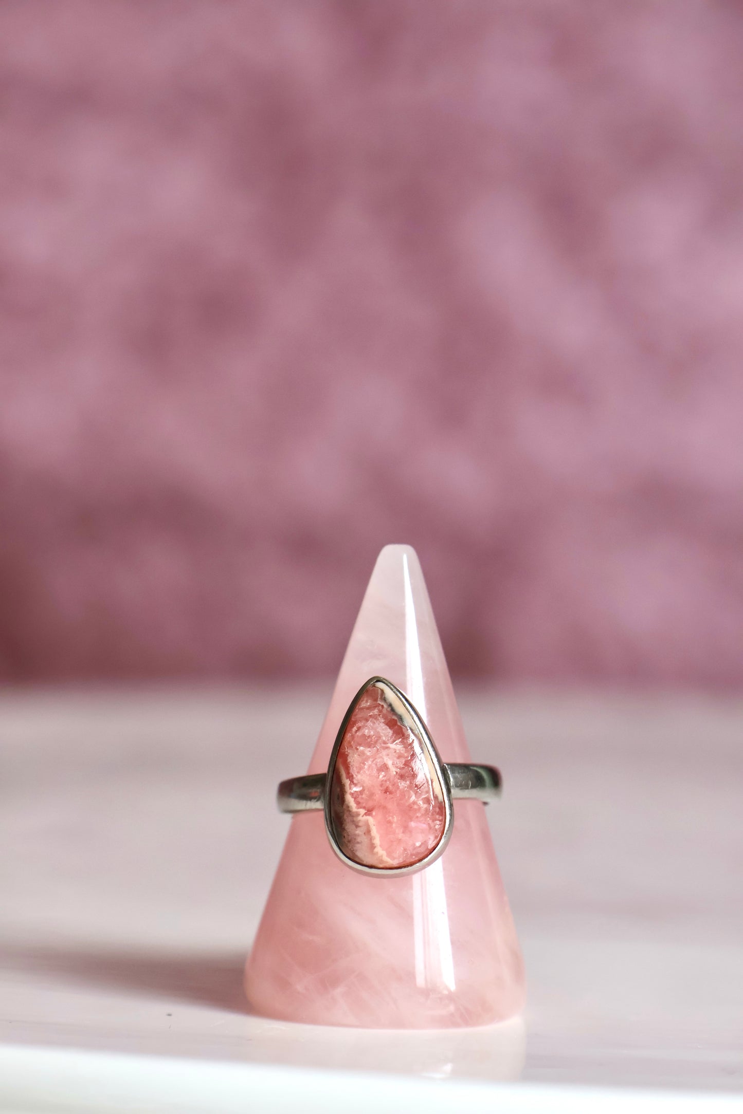 Rose Quartz Ring Holder