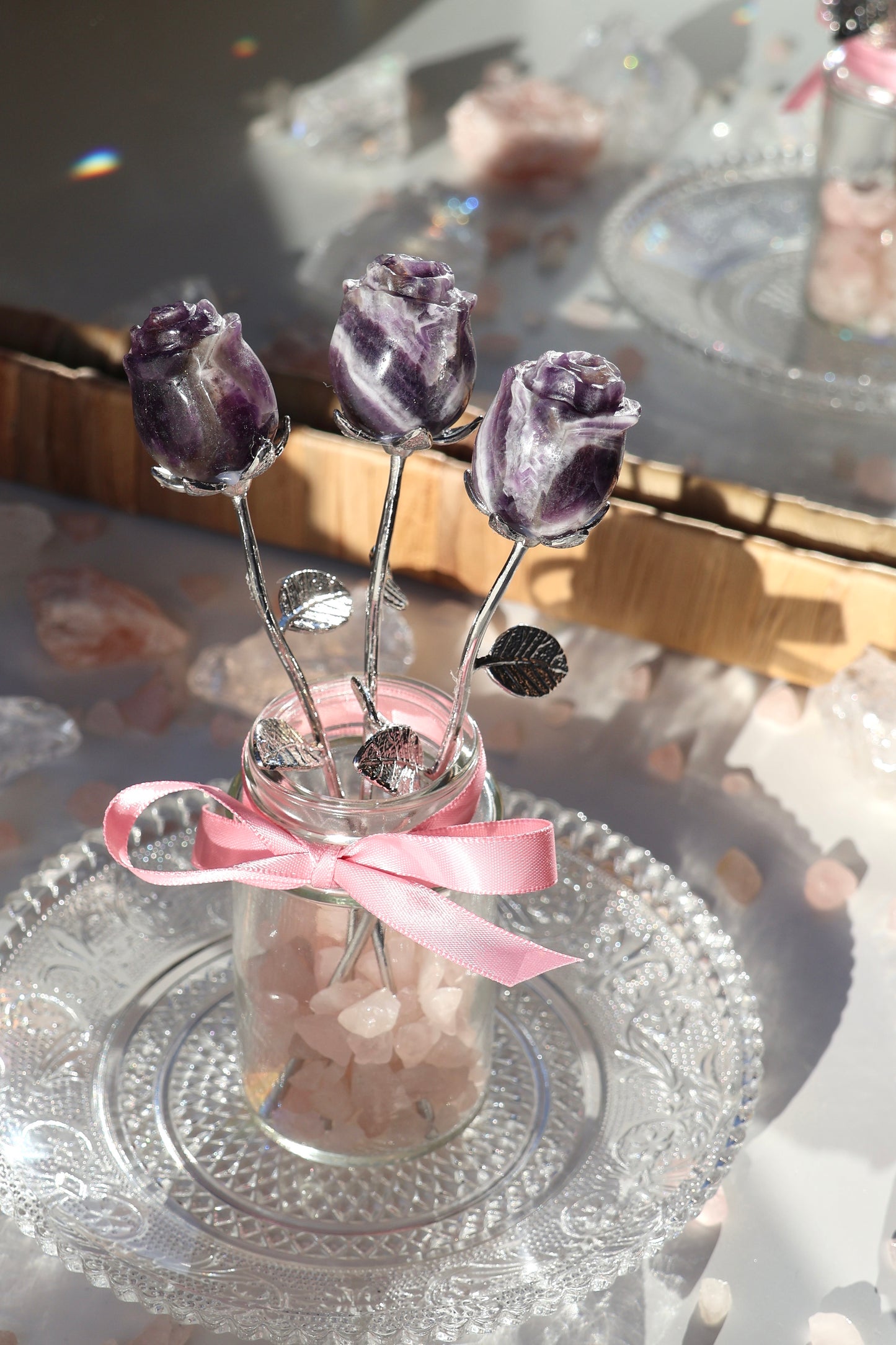 Amethyst Rose - Silver