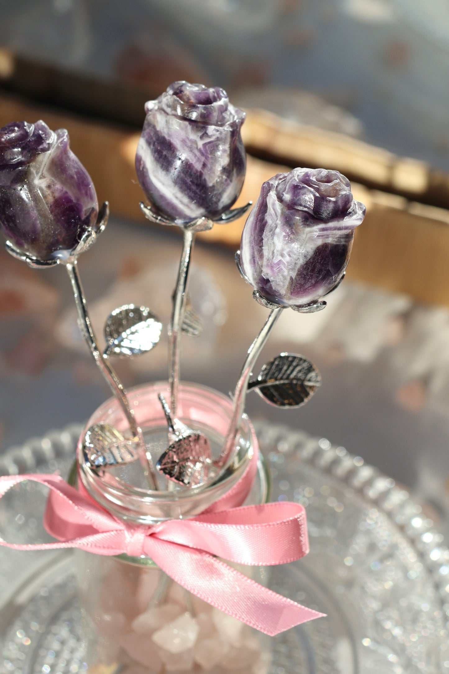 Amethyst Rose - Silver