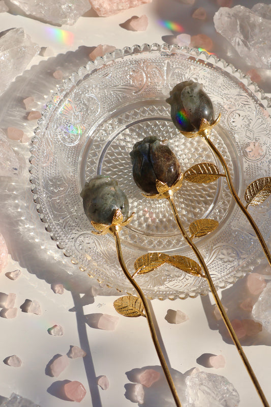 Labradorite Rose - Gold