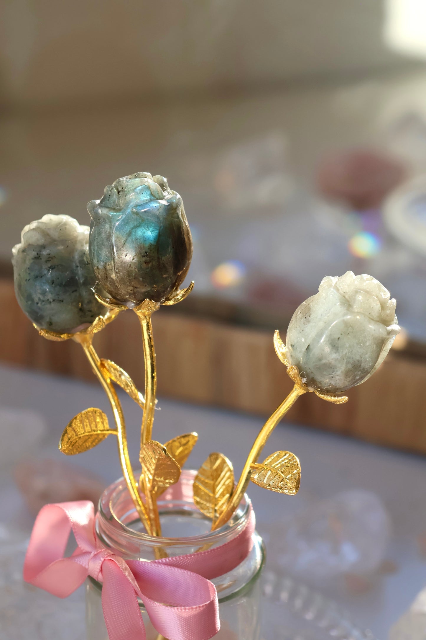 Labradorite Rose - Gold