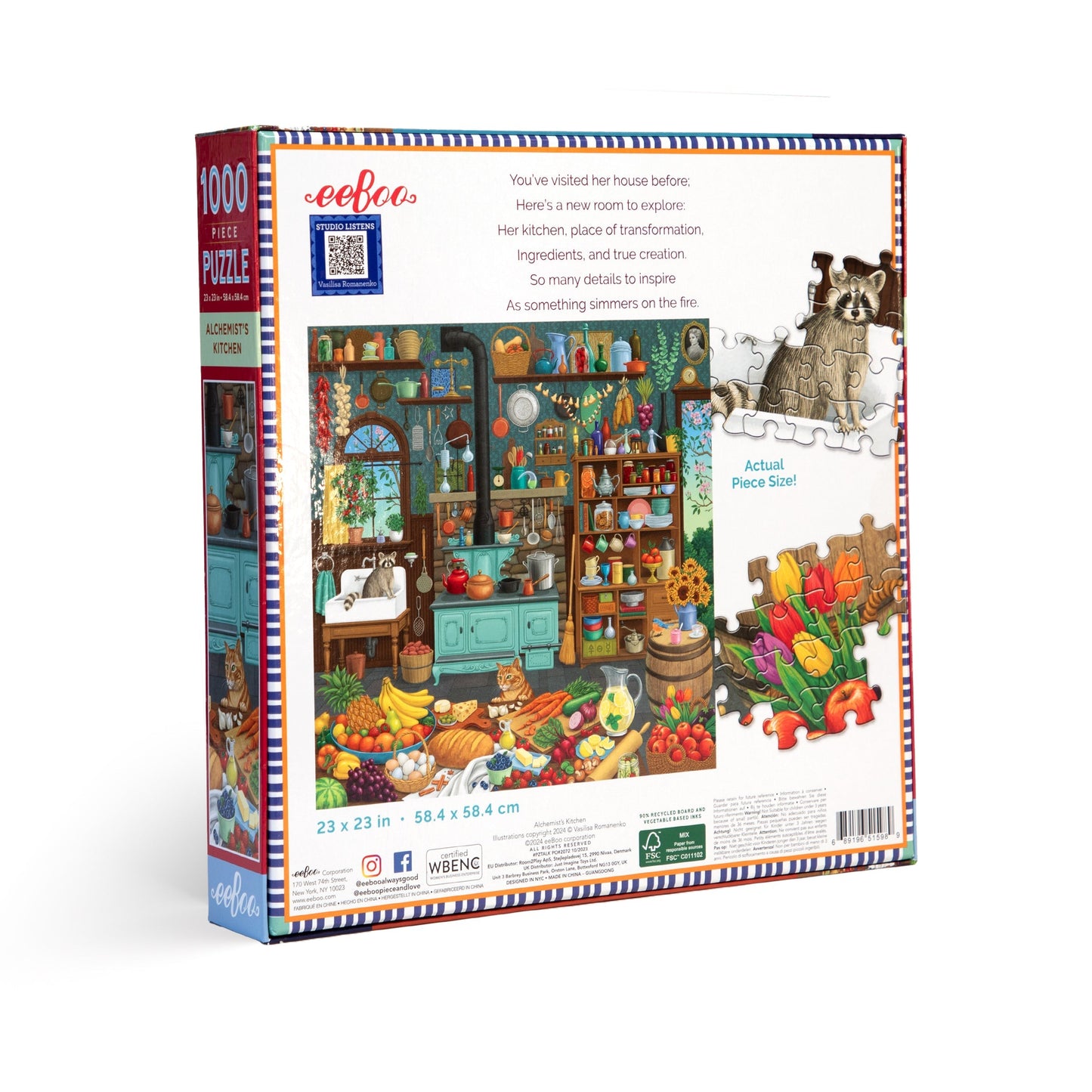 EeBoo 1000 Pc Puzzle - Alchemist's Kitchen