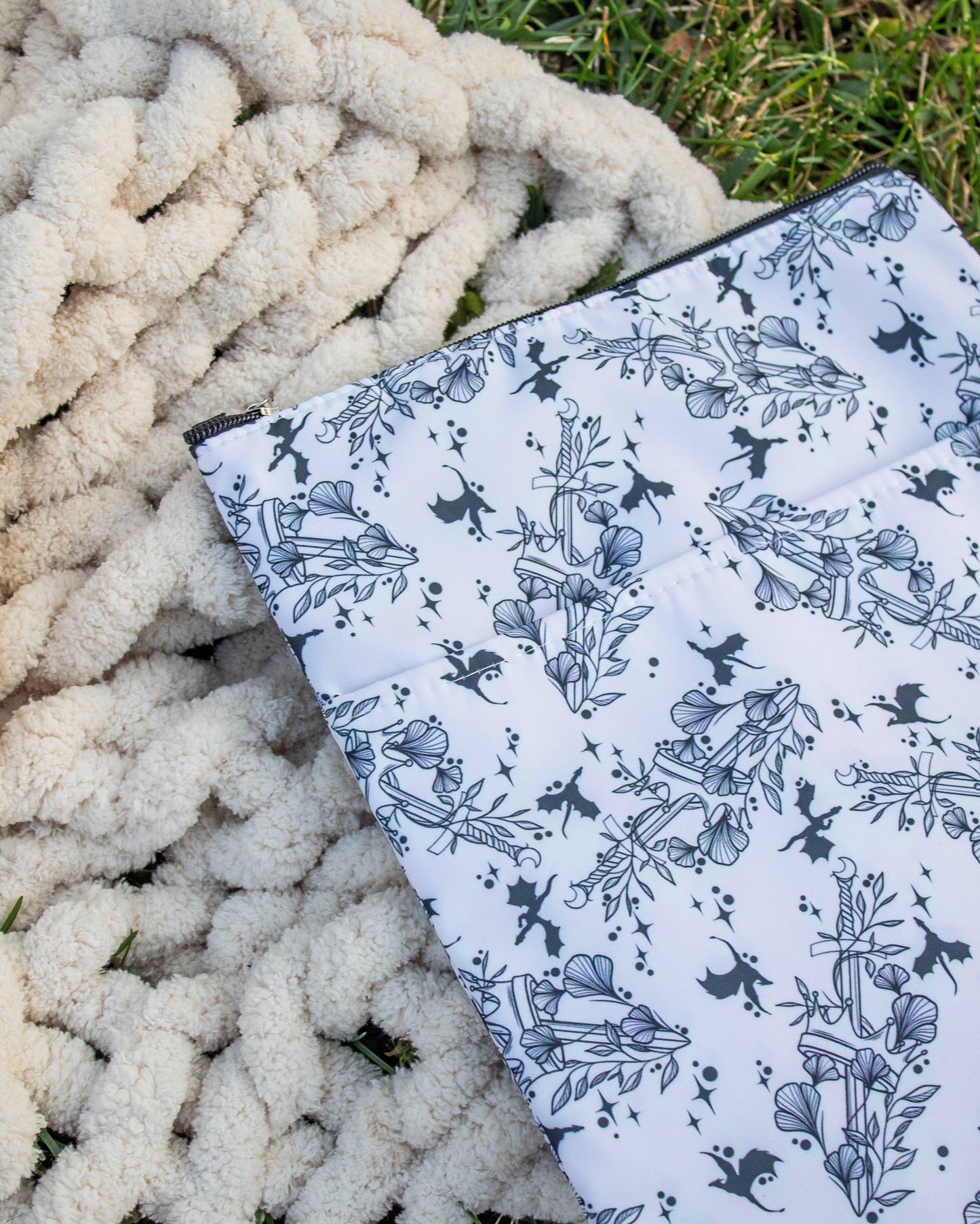 Book / Tablet Sleeve | Ivory Swords