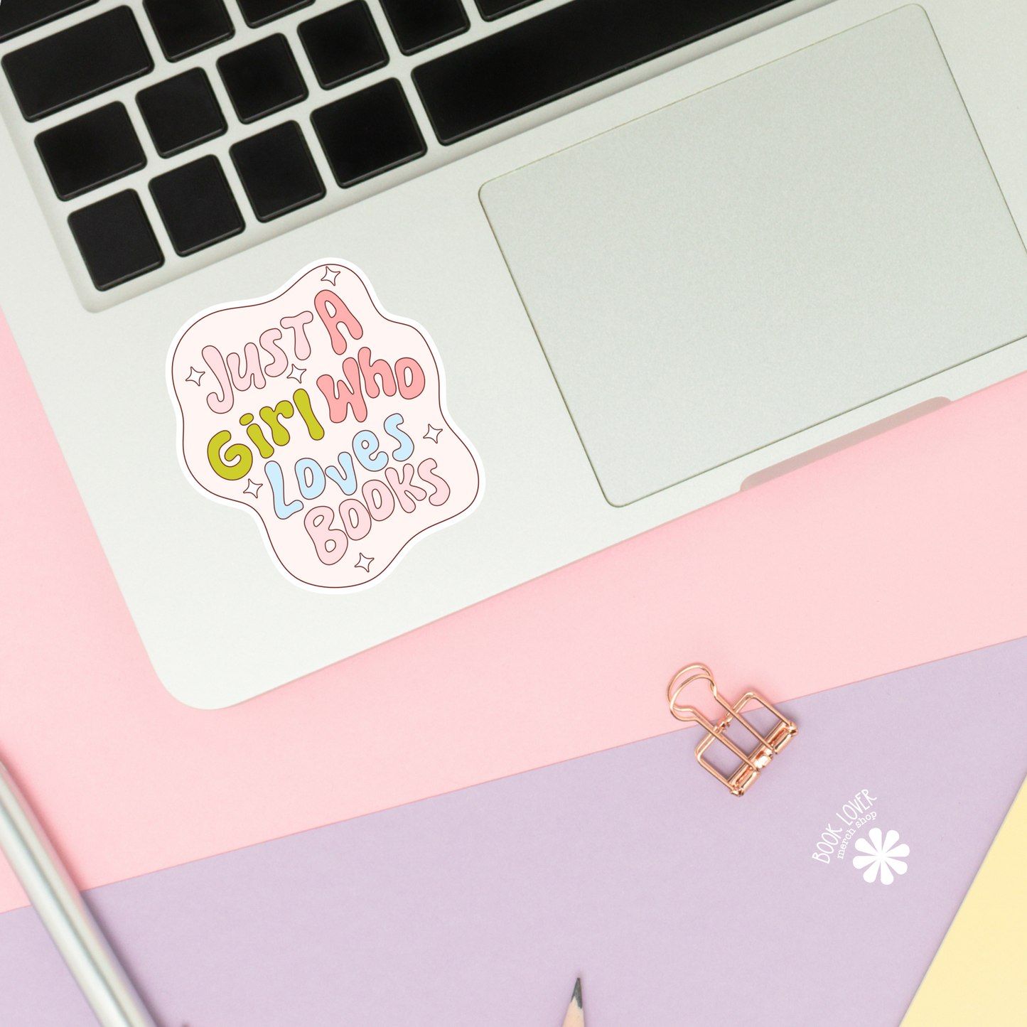 Just a Girl Who Loves Books Stickers / Bookish Stickers : 3''
