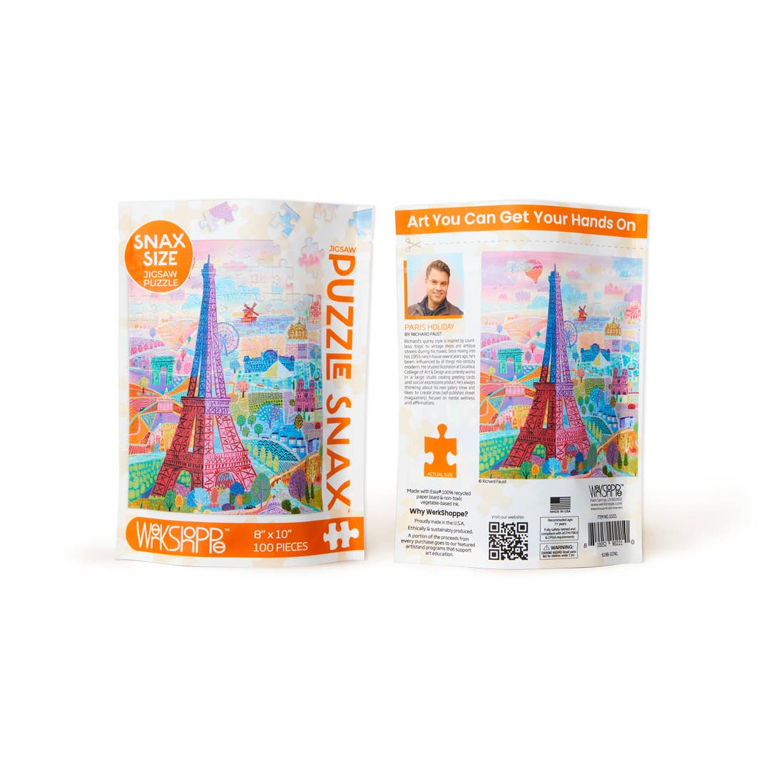 WerkShoppe Snax 100 Pc Puzzle – Paris