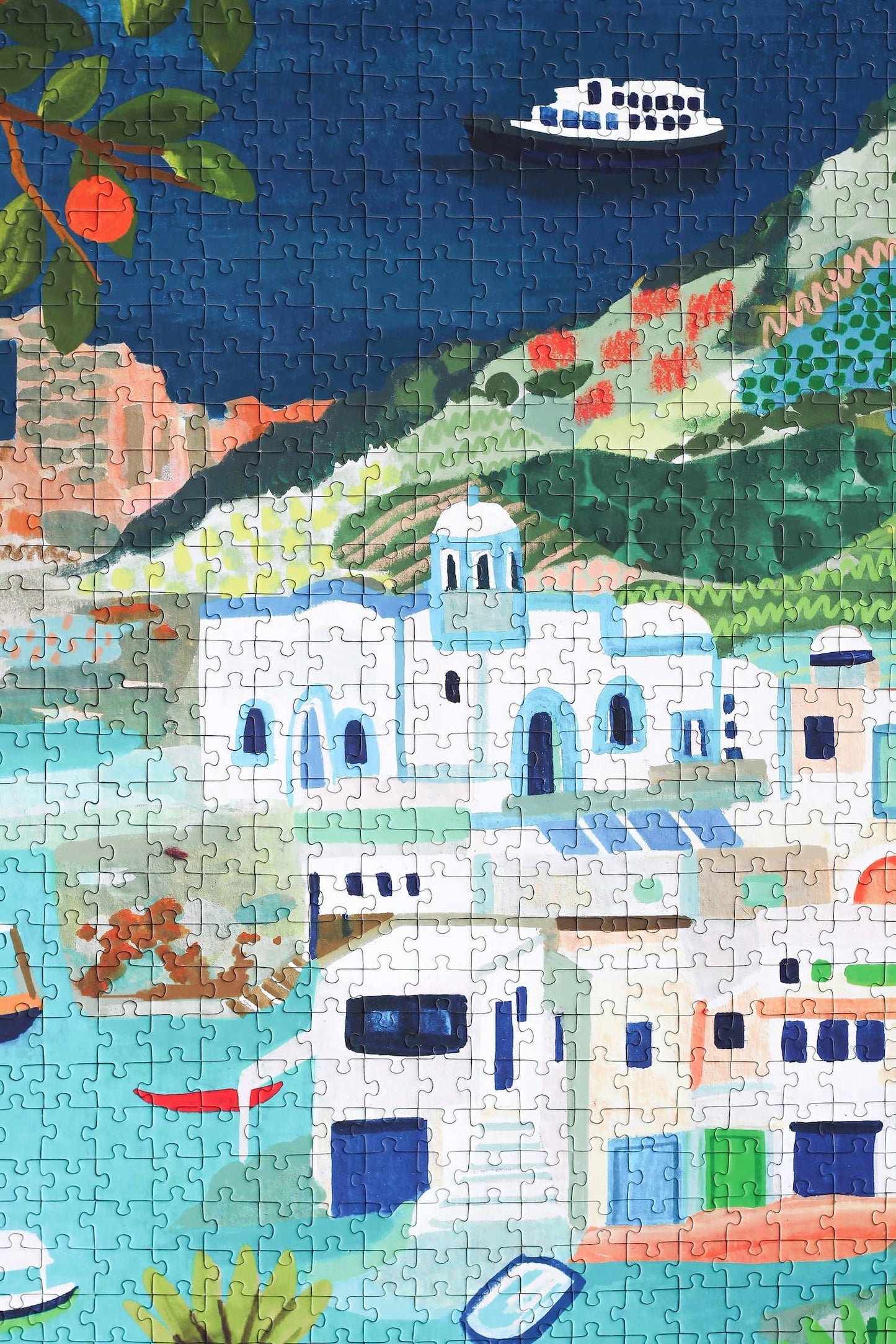 Milos Greece puzzle, 1000 pieces