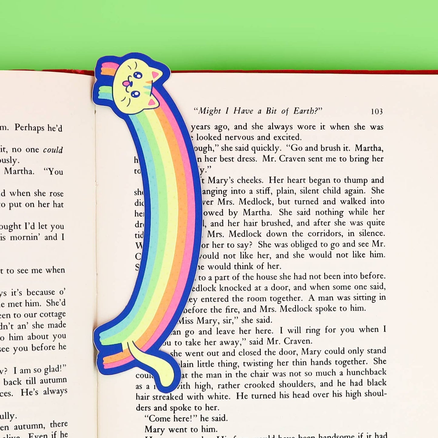 Rainbow Kitty Bookmark