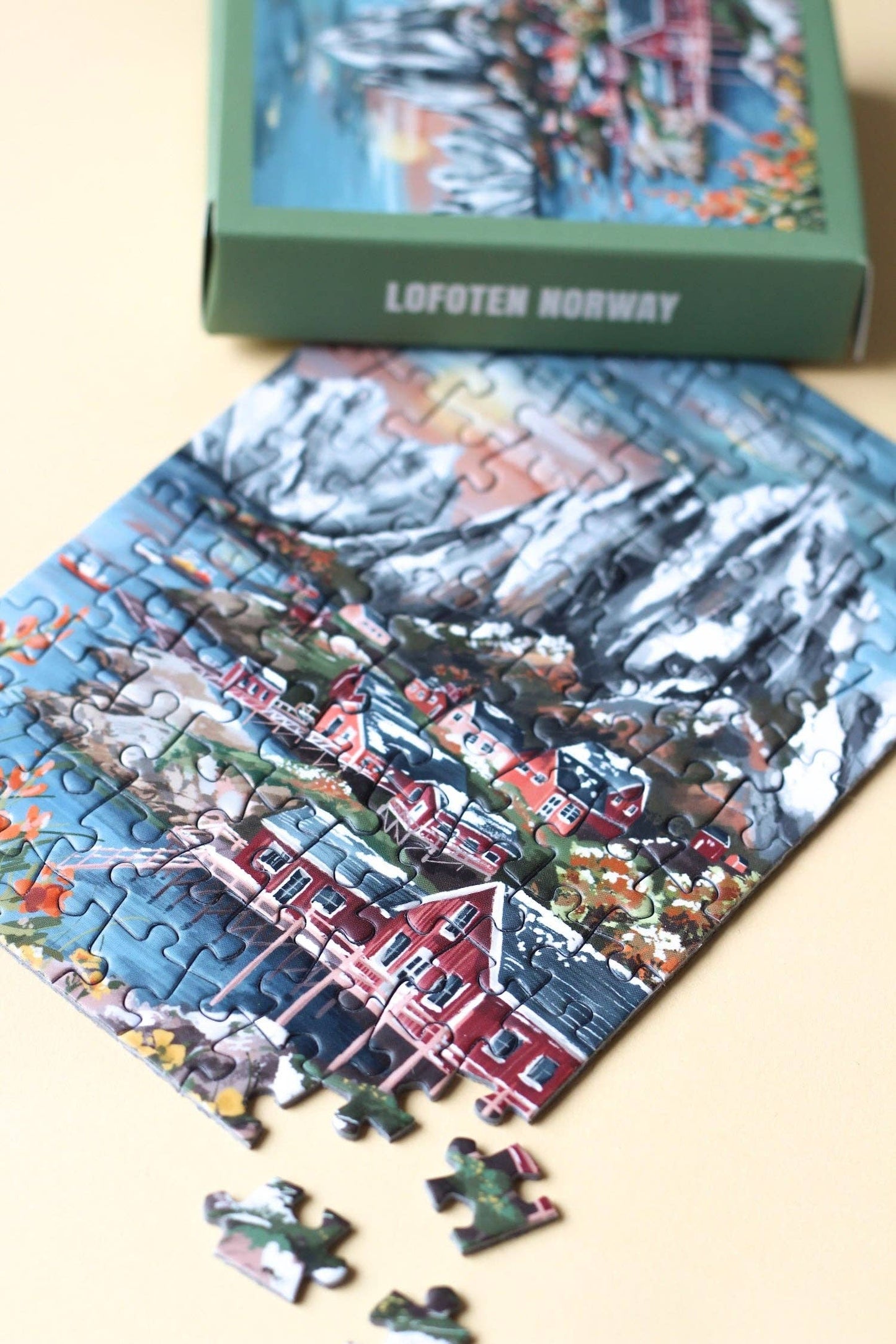 Mini-Puzzle Lofoten Norway, 99 pieces