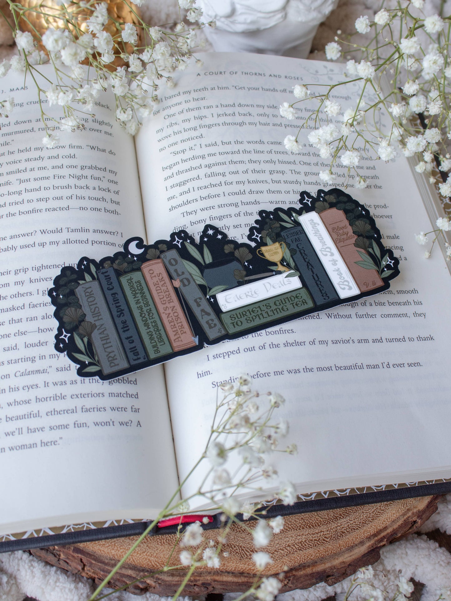 Feyre's Bookshelf Bookmark | ACOTAR: Feyre's Bookshelf