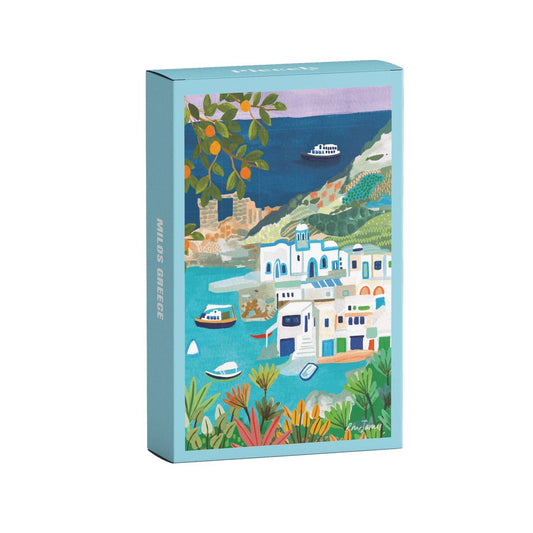 Milos Greece mini puzzle, 99 pieces