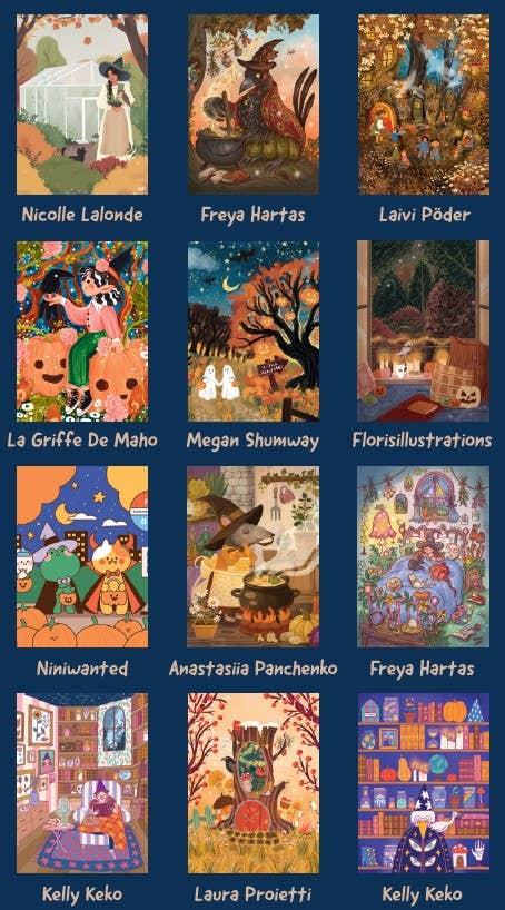 Trevell Halloween Box - 12 Limited Edition Puzzles