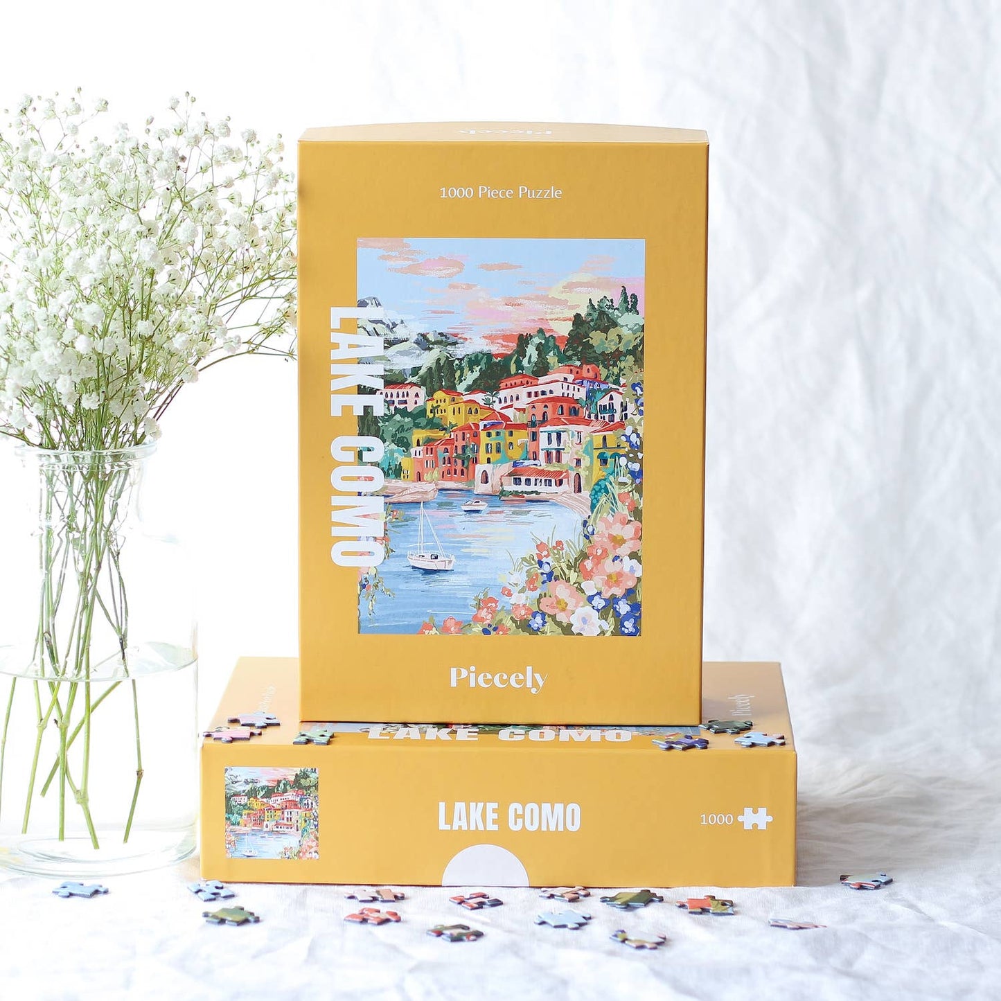 Lake Como puzzle, 1000 pieces