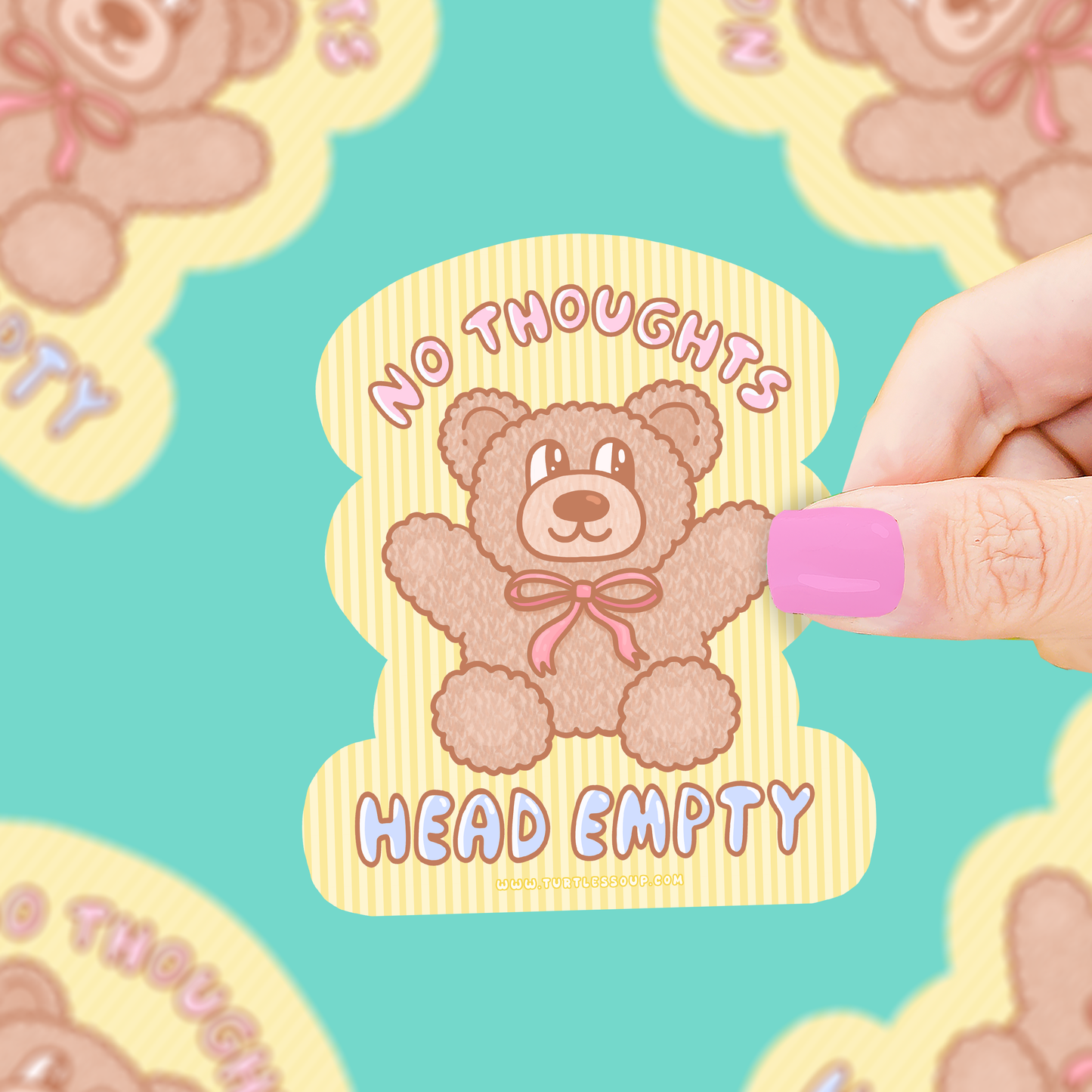 Head Empty Vinyl Sticker