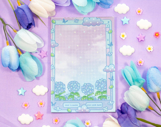 Hydrangea Dreams Notepad