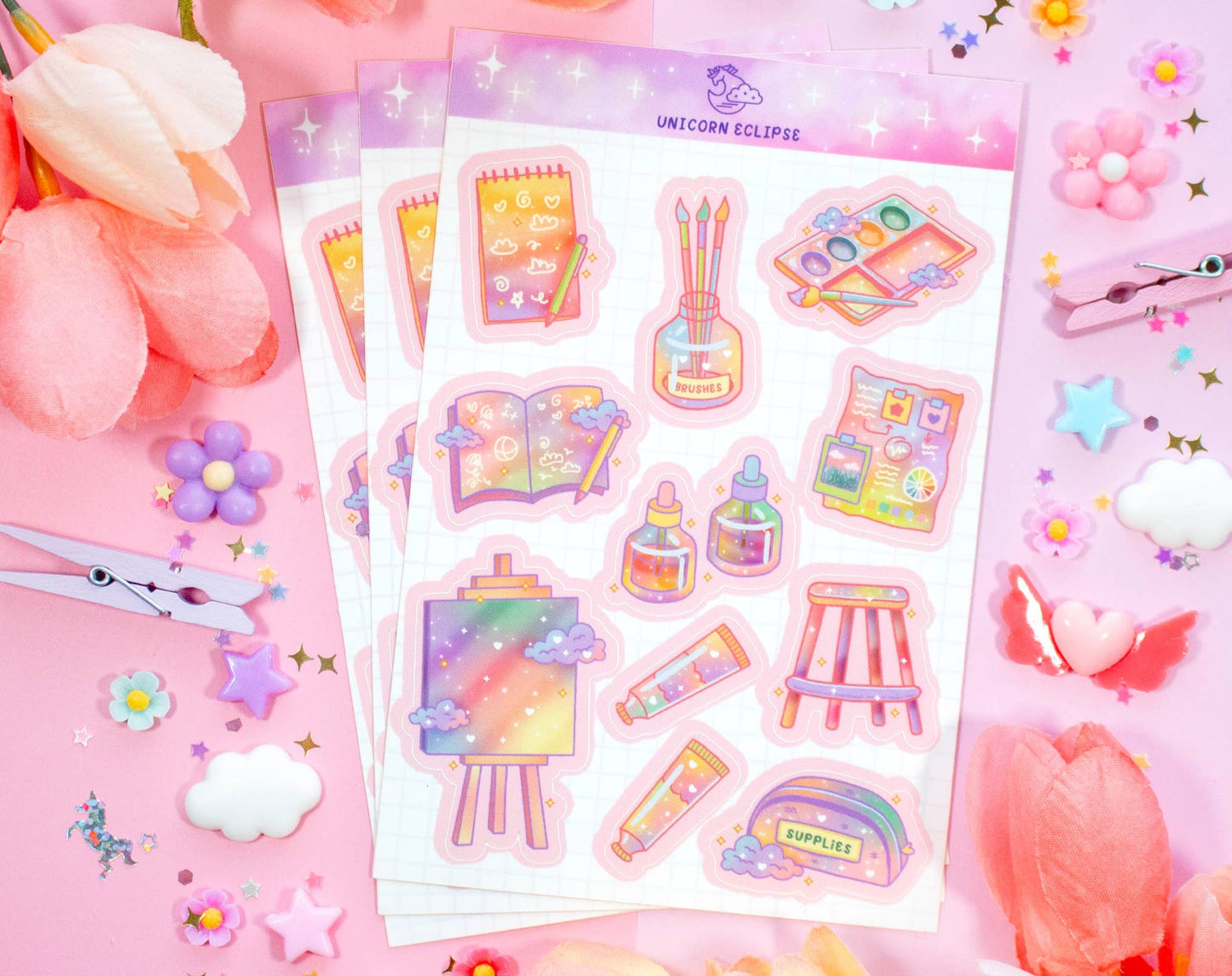 Art Room Sticker Sheet