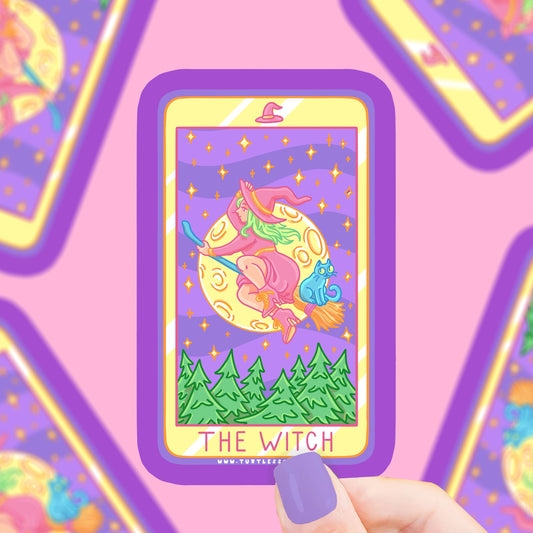 The Witch Tarot Vinyl Sticker