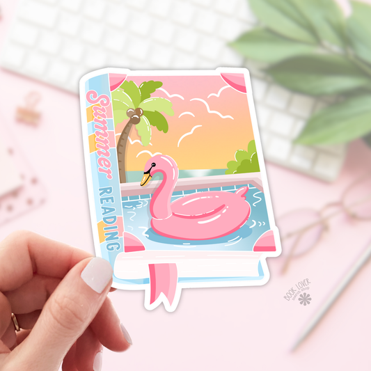 Summer Reading Stickers / Bookish Stickers / Book Lover Gift: 3''