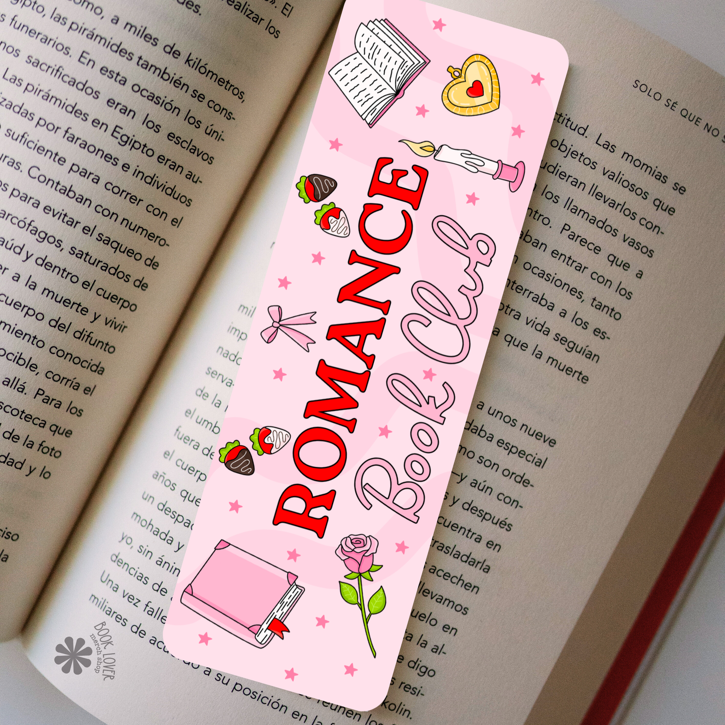 Romance Book Club Bookmark / Bookish Bookmark / Book Lover
