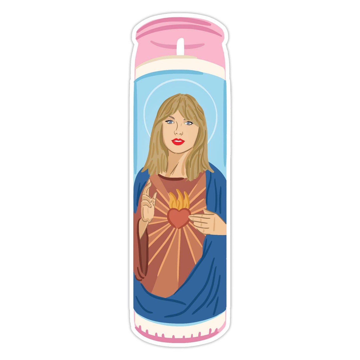 Taylor Candle Die Cut Bookmark