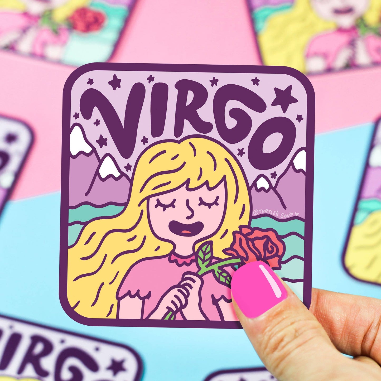 Virgo Zodiac Astrology Sign Vinyl Sticker