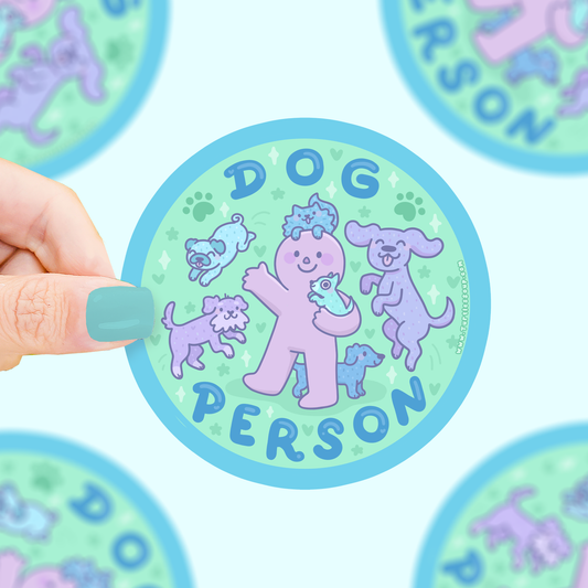 Dog Person Vinyl Sticker