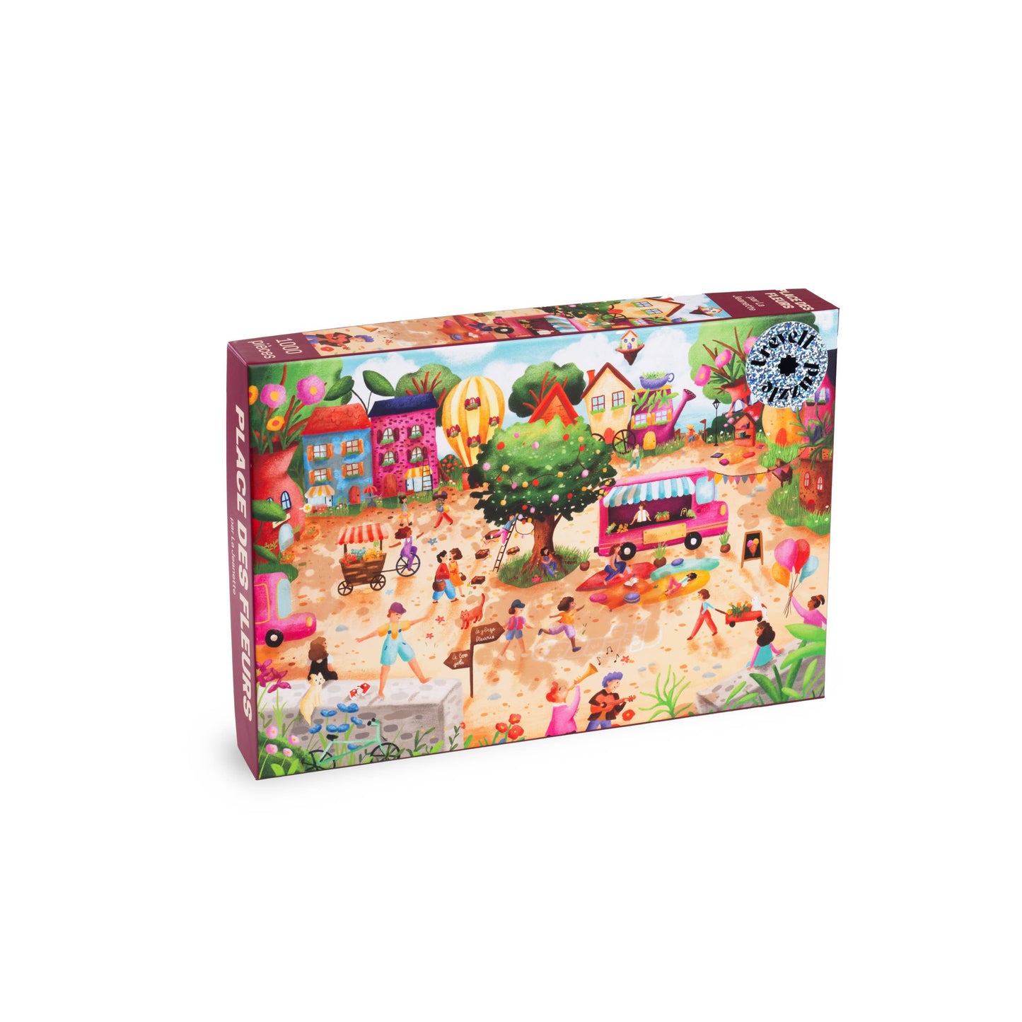 Flower Square Puzzle — Trevell — 1000 pieces