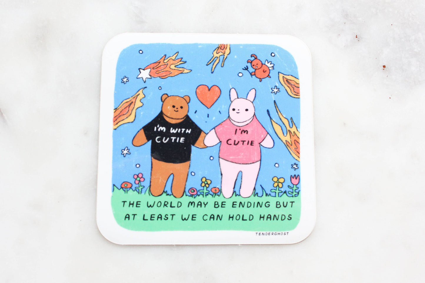 Hold Hands Sticker